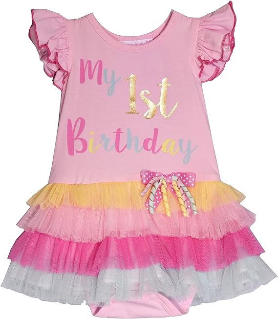 Baby Girls 1st Birthday Dress