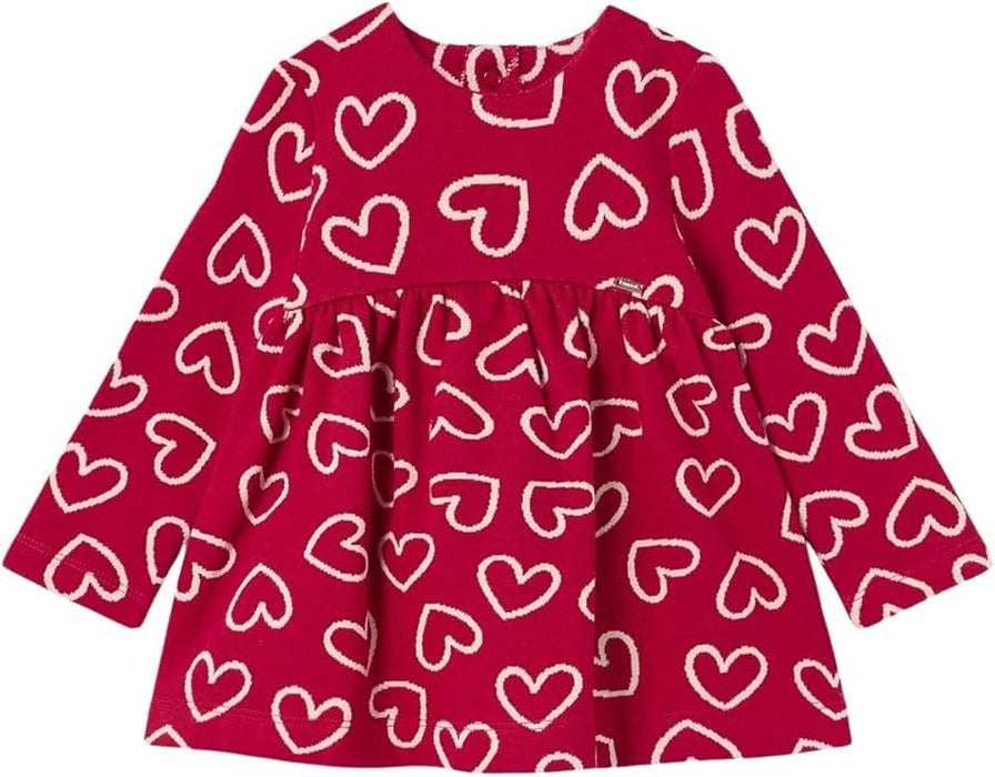 Mayoral Valentine's Day Heart Dress - Infant Toddler Girls