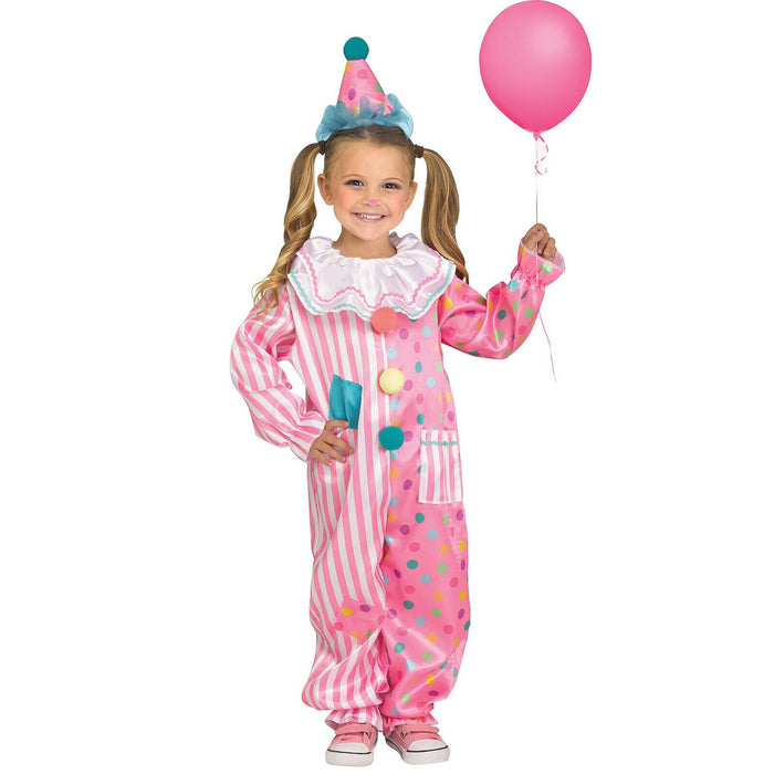 Cotton Candy Clown Toddler or Girls Halloween Costume