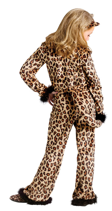 Pretty Leopard Girls Childrens Costume - MED 8-10