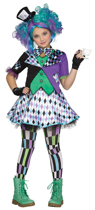 Fun Girls Mad Hatter Costume - Sz XL