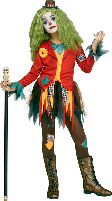 Girls Rowdy Clown Costume