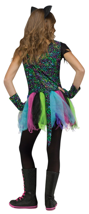 Cute Wild Rainbow Cat Girls Costume