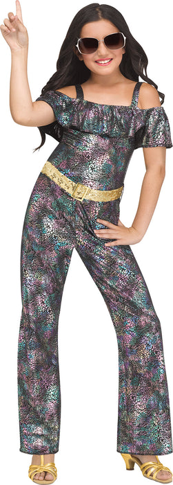 Fun Disco Diva Girls Costume - 80s Inspired