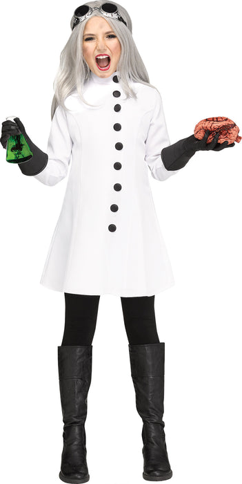 Super Cute Mad Scientist Girls Costume