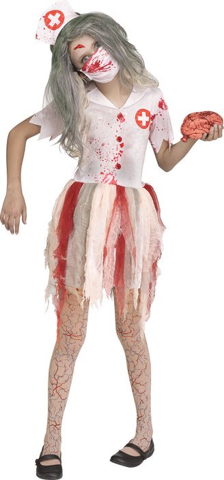 SUPER CUTE Horror Nurse Girls Costume