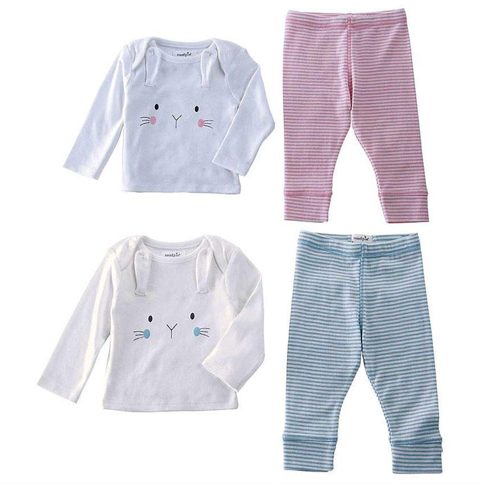 Mud Pie Baby Girl's Bunny Pants Set (Infant)
