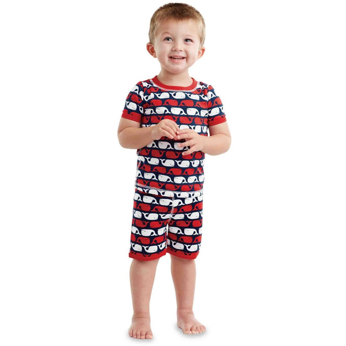 Whale Short Pajamas by Mud Pie (3T)