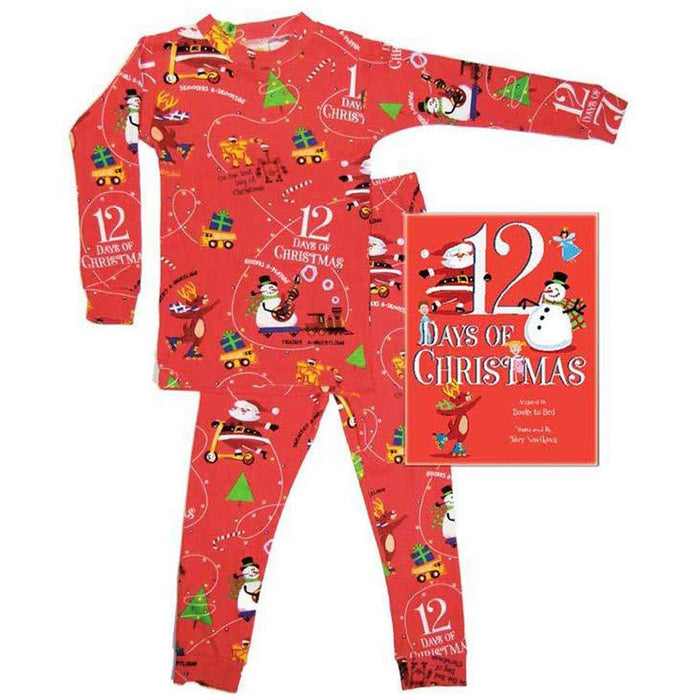 Books to Bed 12 Days of Christmas Boys Pajama Set