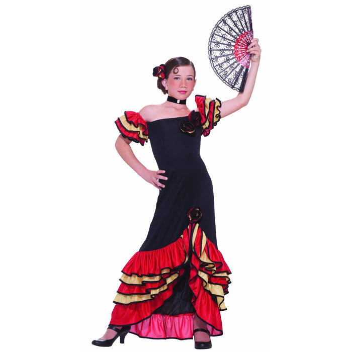 Girls Flamenco Dress Costumes