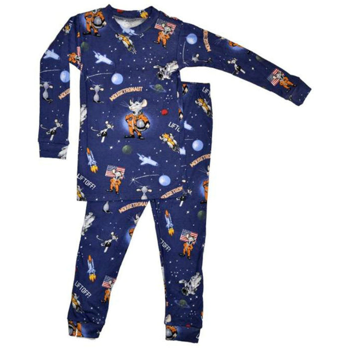 Mousetronaut Little Boys Astronaut Pajamas with Bracelet for Mom