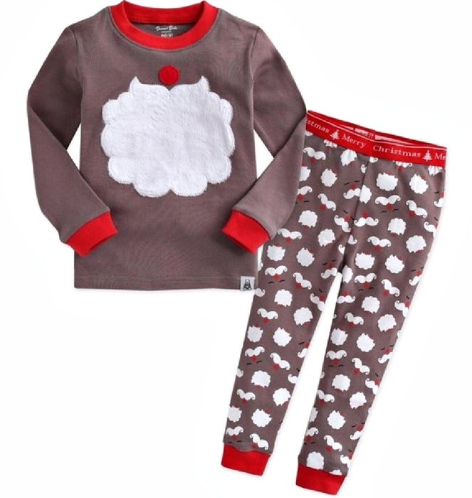Christmas Pajamas -  Winter Santa Toddler Pajamas