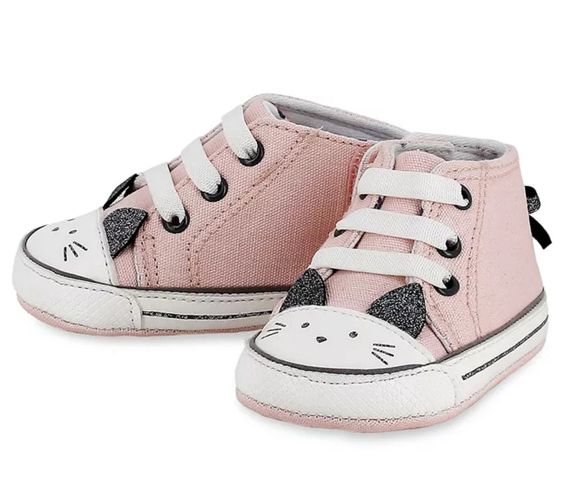 Mayoral Baby Kitty Sneakers Blush Pink