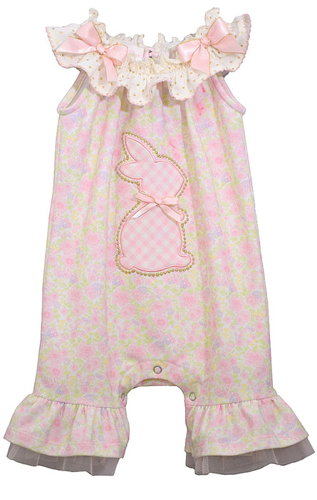 Baby Girls Smocked Bunny Romper