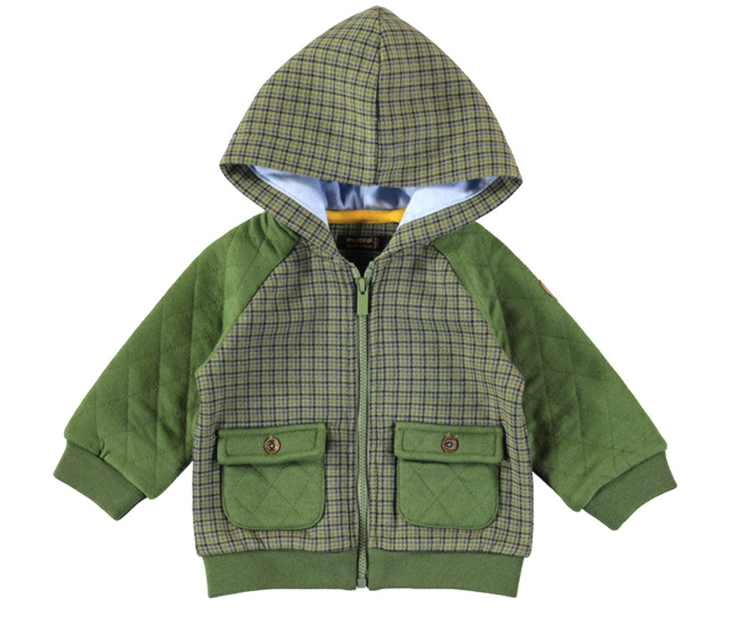 Mayoral Baby or Toddler Boys Mixed Hunter Green Hooded Jacket