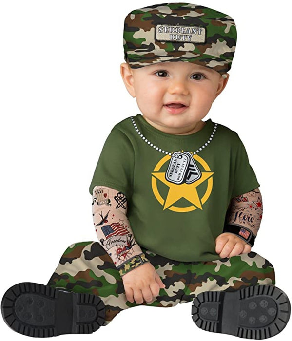 Baby Costume - Sargeant Duty Army Costume