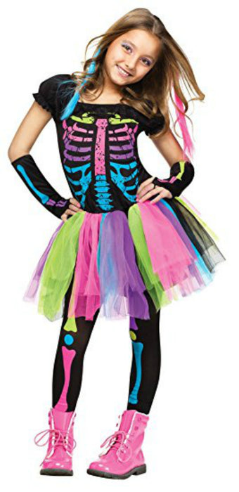 Funky Punky Bones Toddler Girls Costume