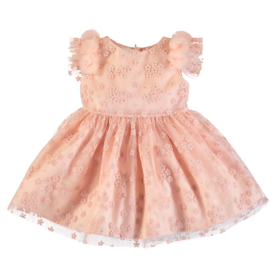 tulle daisy dress || pink