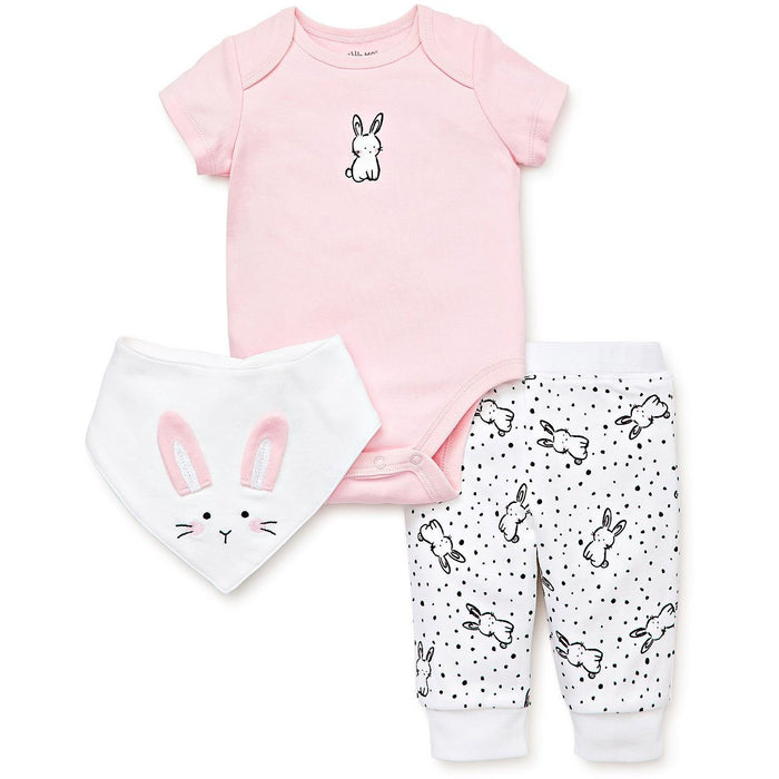 Baby Easter Bunny 3 pc pant and Bib Set