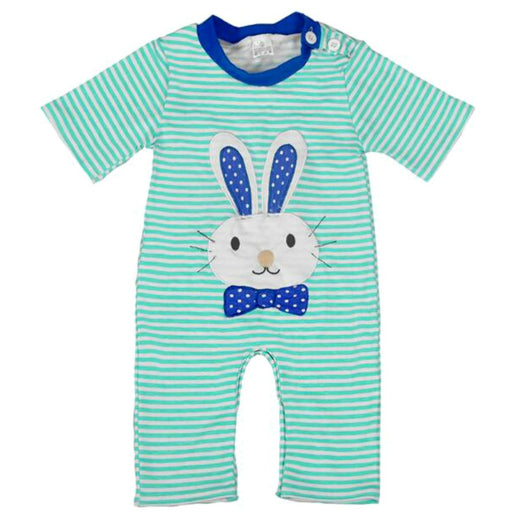 Baby Easter Bunny Striped Romper