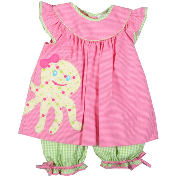 Baby-Girl Octopus Pant Set