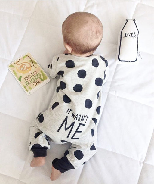 Baby Loungewear ~ Cotton Coverall It Wasn't Me
