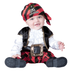 Baby or Toddler Pirate Costume: Infant Captain Halloween Costume 