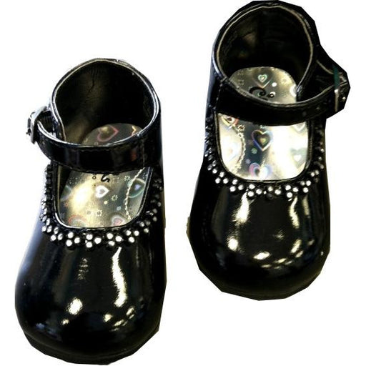 Baby or Toddler Black Patent Maryjanes Shoes