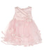 Beautiful Baby Dress - Matte Satin and Tulle  - WHITE