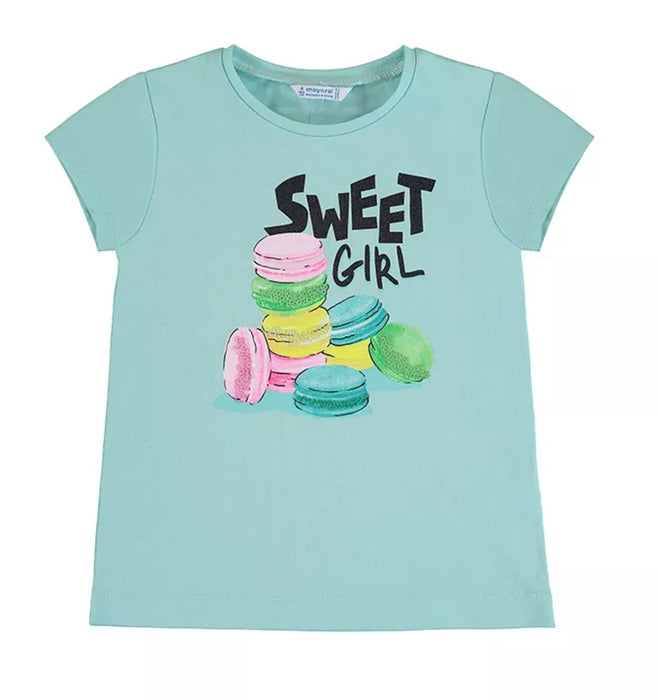 Mayoral Girls Sweet Girl Tee Shirt