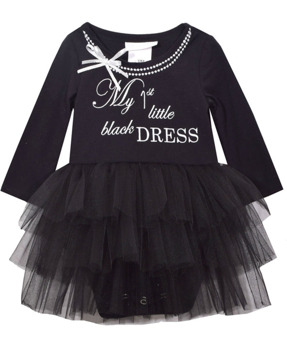 Bonnie Jean Baby Girls Little Black Dress