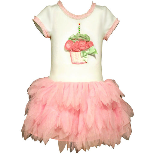 Bonnie Jean Little Girls 1st or 2nd Birthday Cupcake Dress - 2T