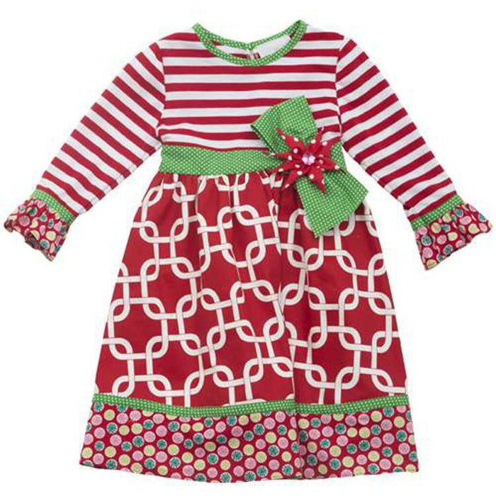 Rare Editions Girls Christmas Dress 