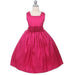 Fuchsia Party Dress with Flower Waist 3T  