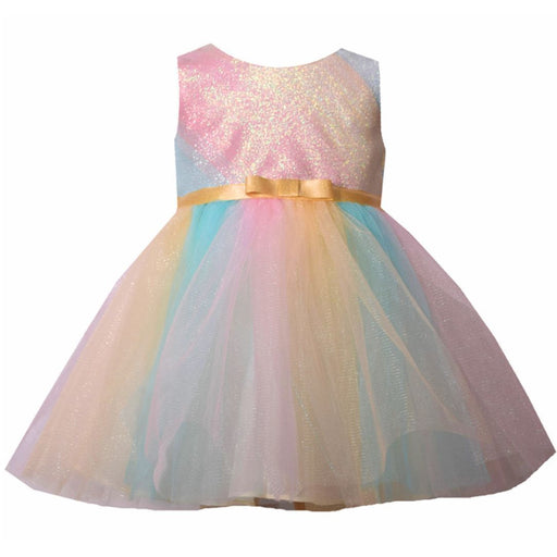 Bonnie Jean Pastel Shimmer Dress