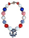 In Fashion Kids Patriotic Anchor Necklace