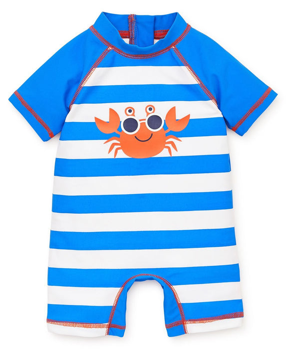 Infant Boys Crab Rashguard Swimsuit