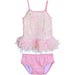 Isobella and Chloe Baby Pink Tankini Swimsuit 3 - 9 months