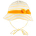 Le Top Baby-Girls Yellow Stripe Sunhat