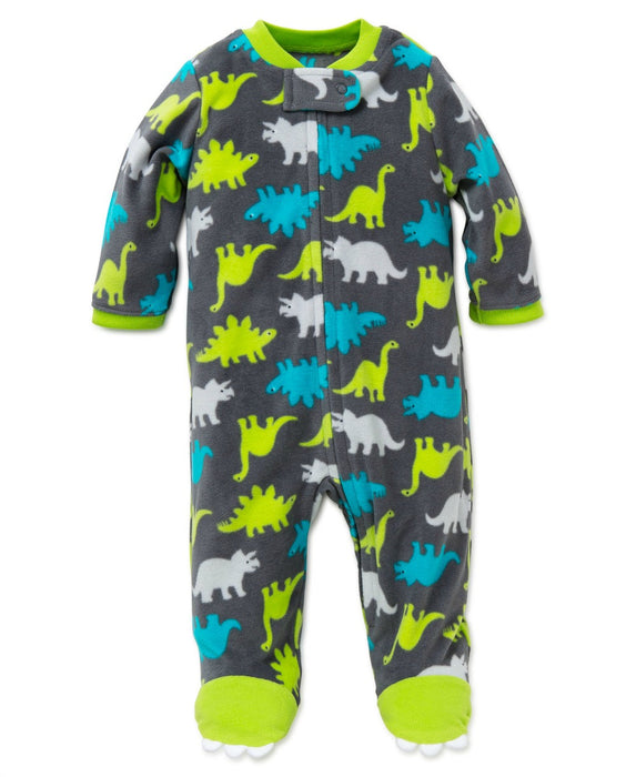 Little Me Baby Boy's Fleece Dinosaur Footed Blanket Sleeper