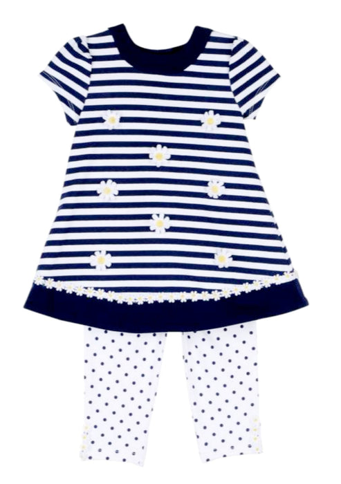 Little Me Daisy Dress Legging Set 