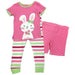 Little Me Infant or Toddler Girls 3 Pc Bunny Pajama Set