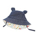 Baby Girls Reversible Dot Floral Sunhat