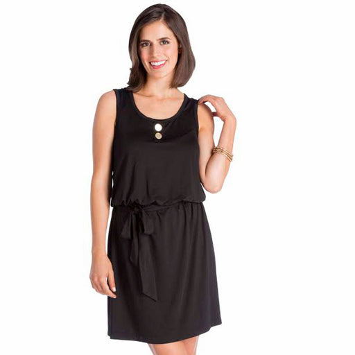 Mud Pie Black Emory Tank Dress