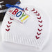 Newborn Boys Baseball Knit Cap 