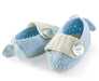 Mud Pie Baby Boys Baby Booties- Blue Angel Wings