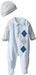 Quiltex Baby-Boys Newborn Argyle 3-6 months