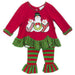 Rare Editions Baby Girls Joy Snowman Ruffle Pant Set