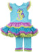 Rare Editions Little Girls Seahorse Tutu Legging Set 