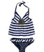 Rugged Bear Baby Girls' Sailing 2Pc Tankini Two Piece Swimsuit Blue
